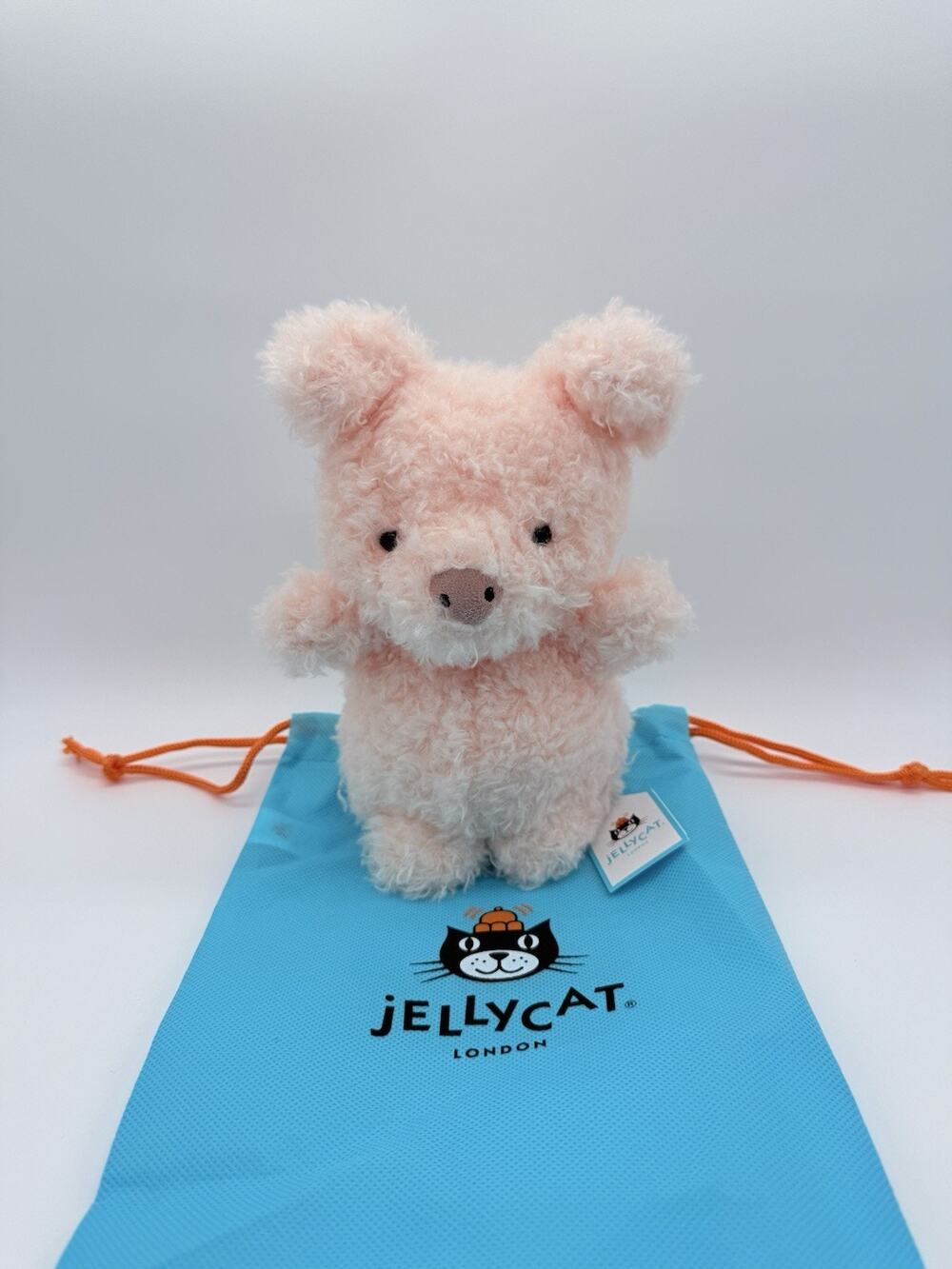 Jellycat Little Pig Plush Pink Stuffed Animal Toy Authentic NWT With Dust Bag